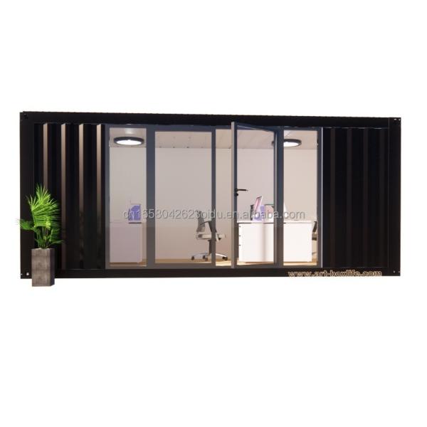Modern Design Style Customized Color Wooden Prefabricated Container House Steel