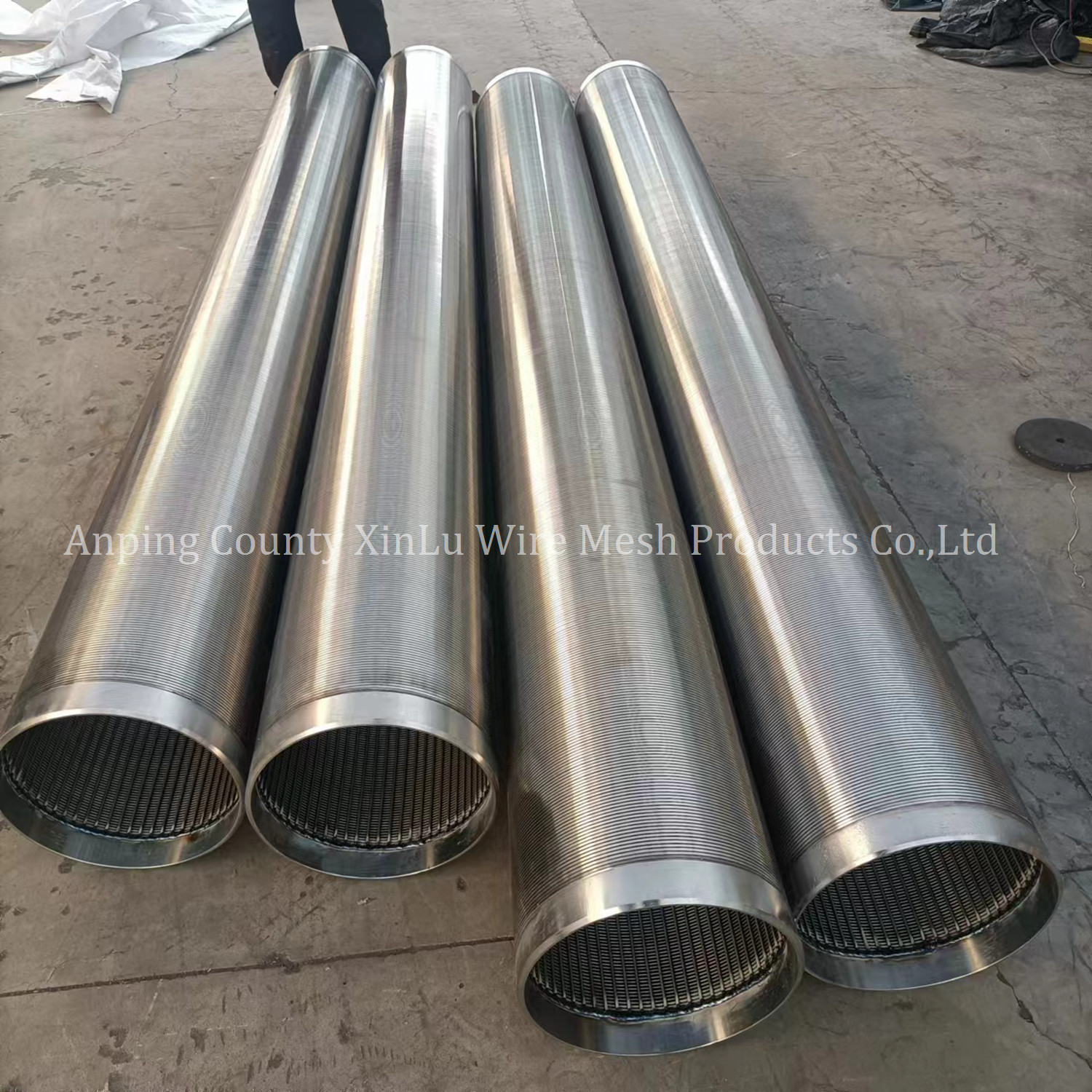 6" Wedg Wire Johnson Screen Tube With Wire Wrapped Continuous Slot For Water and Oil Pump Drilling Filter