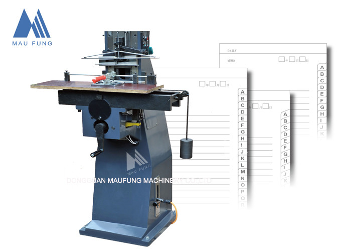 Semi Auto Book Edge Index Tab Cutting Machine For Notebook Making Factory MF-CIM450