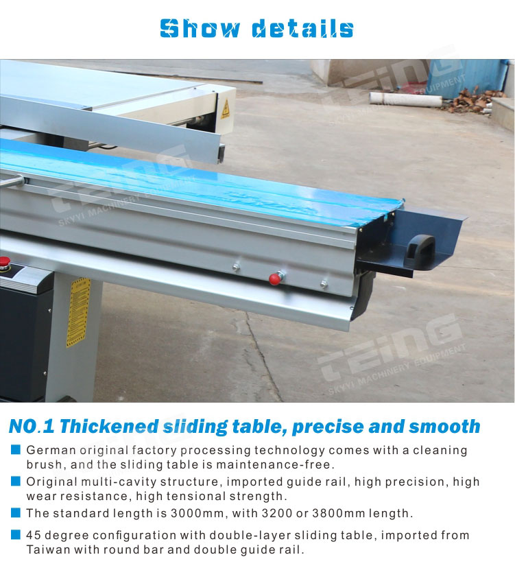 Panel Saw Style VERTICAL CNC Sliding Table Saw for Electric Fence and Wood Cutting