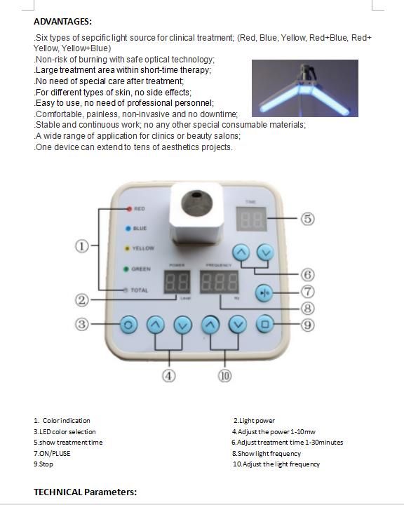 Popular products 2020 led photon face light /led pdt avec vapeur /luminotherapie