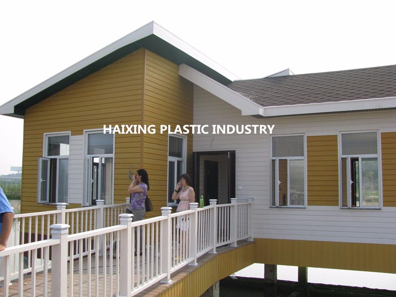 Leisure Facilities PVC Wall Siding Profile Fireproof and Environmentally Friendly