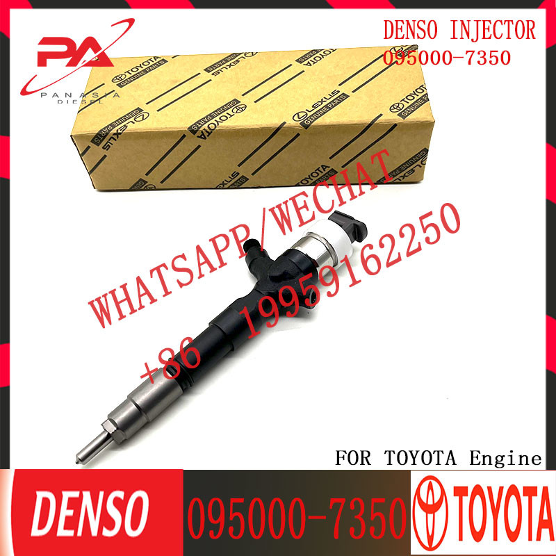 High Quality Diesel Fuel Injector DENSO 0950007350 095000-7350 for Toyota 1KD-FTV Prado D4D J120 23670-30080 23670-30180