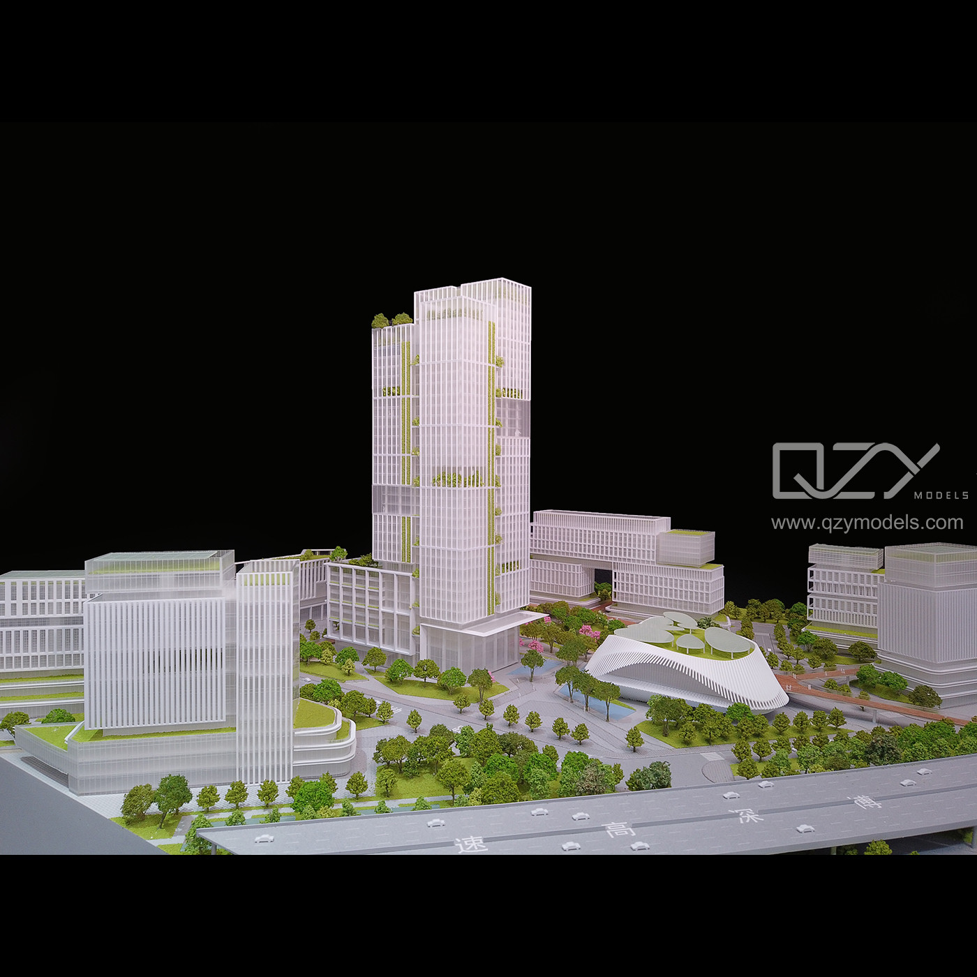 HUAYI Architecture Construction Model Scale Models Of Famous Buildings 1/300