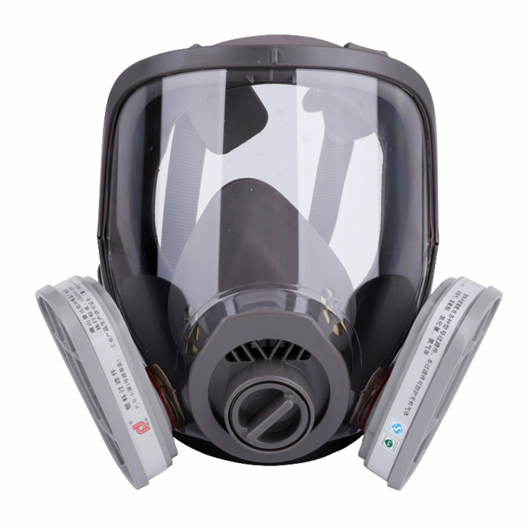 Puda gas mask Gas mask, with double filter box model 410