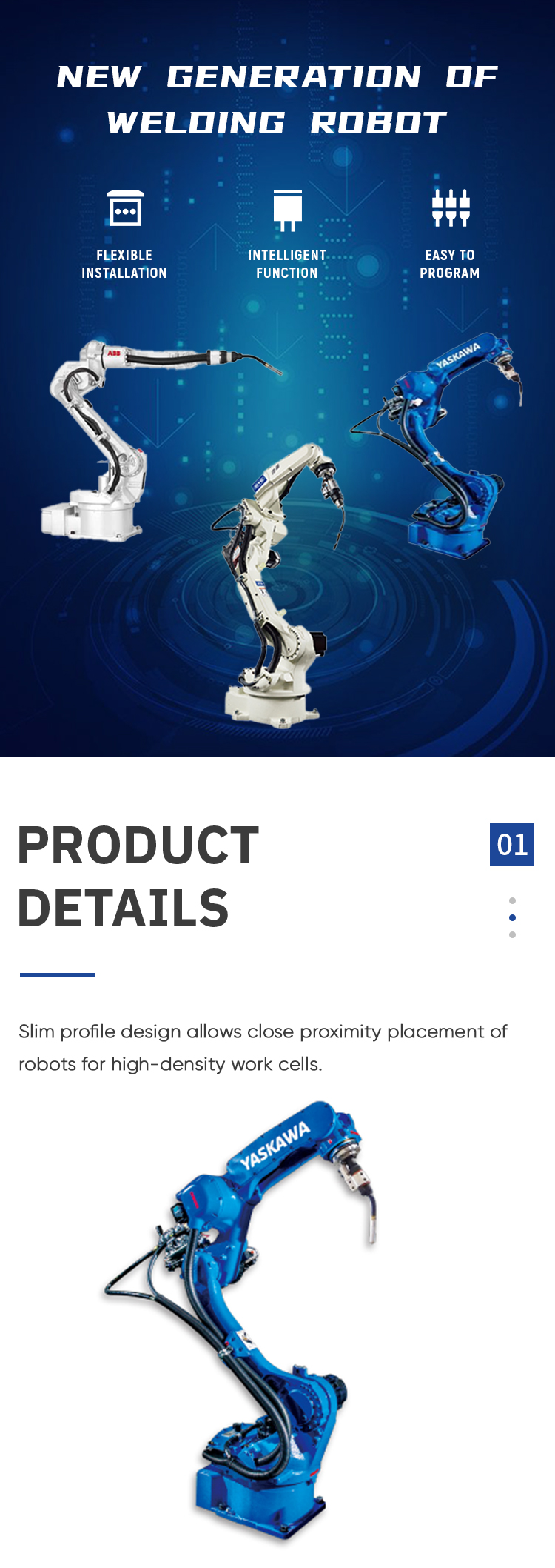 Automation YASKAWA Industrial Robot MPX3500 With CNGBS Robot Clothes As CNC Equipment For Pallet