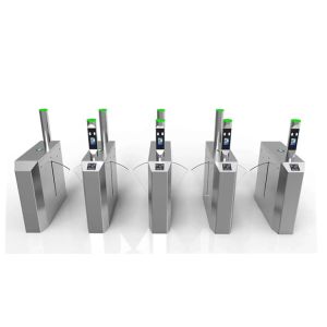 RS485 3s SS304 Flap Barrier Gate IP44 Access Control Flap Barrier