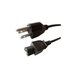 Ul Retractable Three Prong Ac Power Cord , 16a 125v Ac Power Adapter Cable