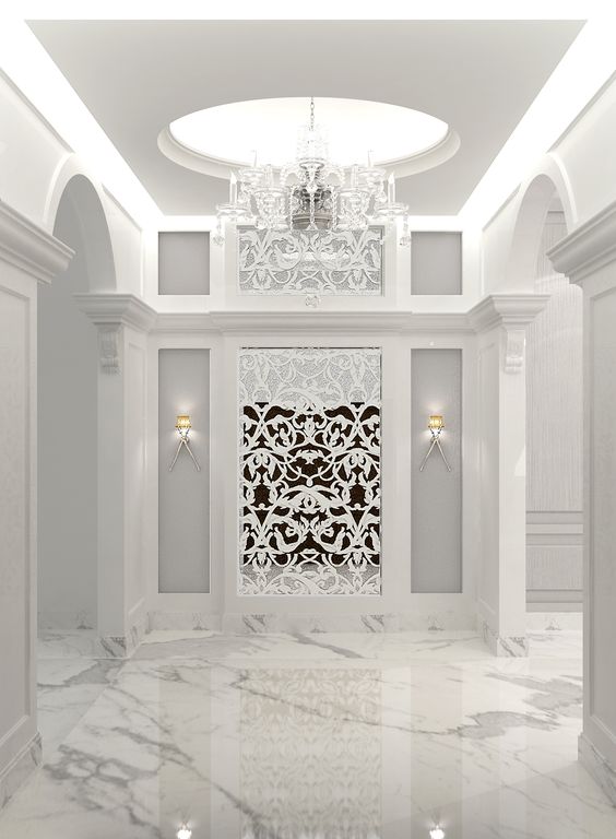 Laser cut stainless steel Polished/ Satin Brushmetal screen for interior decoration