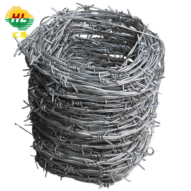 2mm*2mm Thickness Galvanized Steel Barbed Wire Protective Use