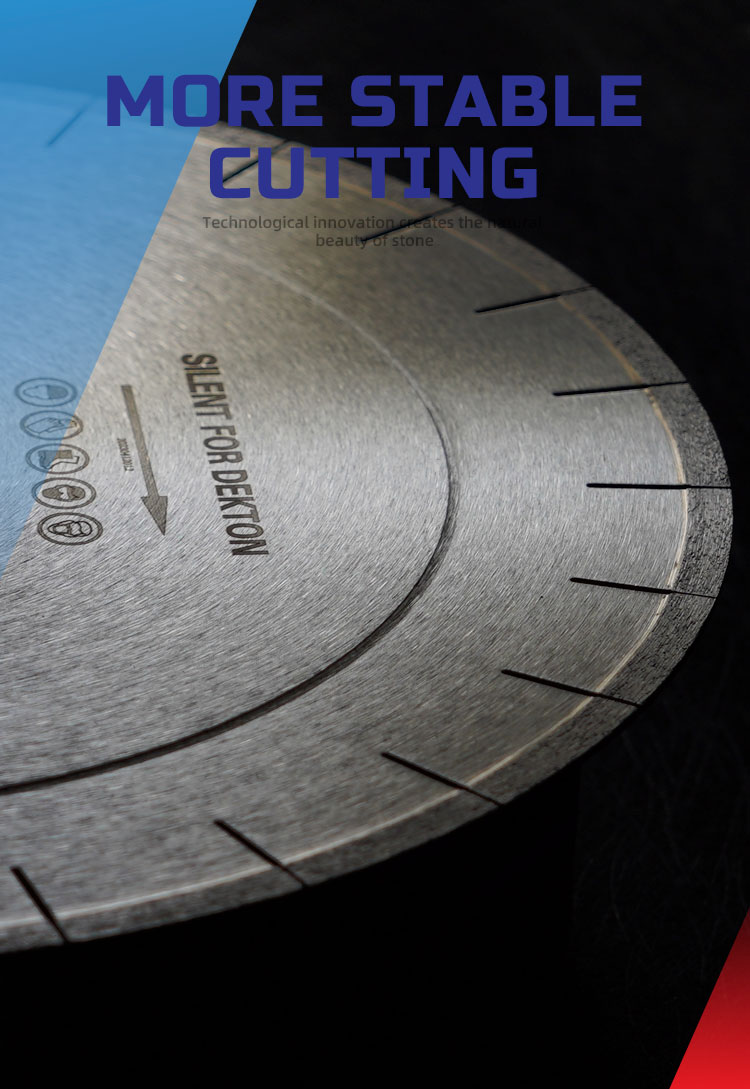 Metal Powder Diamond Saw Blade D350mm for Dekton Cutting Luxury Style Wet Cutting Disc