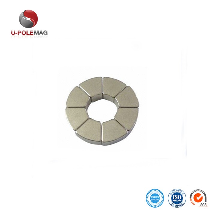 Custom Neodymium Permanent Wedge Tapered Magnet with /-0.05mm Tolerance and Size