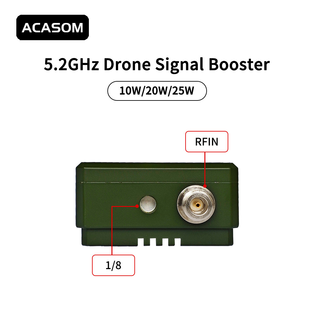 5.2 GHz Drone Signal Booster 10W 20W 25W To Achieving Longer Flights