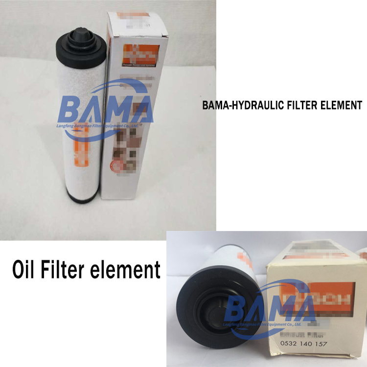 BANGMAO 0532140157 Vacuum Pump Exhaust Filter 3 Sintered Filter Structure for Industrial