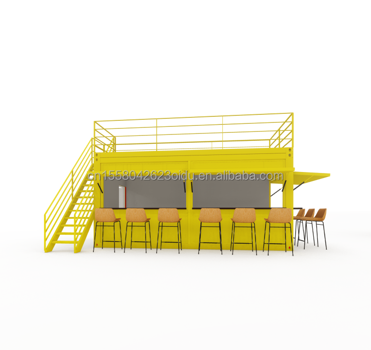Detachable Container House 20 Feet Prefabricated Small Flat Packaging for Hotel Accommodation