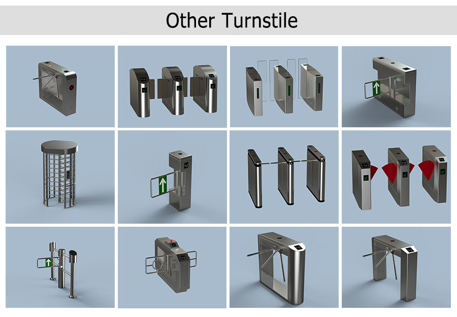 0.2s Flap Barrier Gate Turnstile Security Gates Pedestrian 304 Stainless Steel