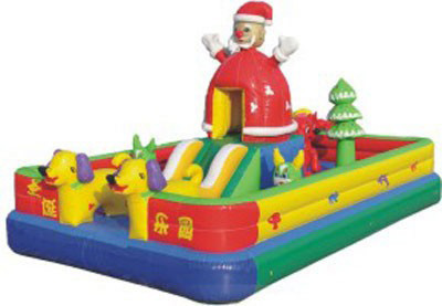 NFPA701 Indoor Inflatable Amusement Park Double Tripple Stitch