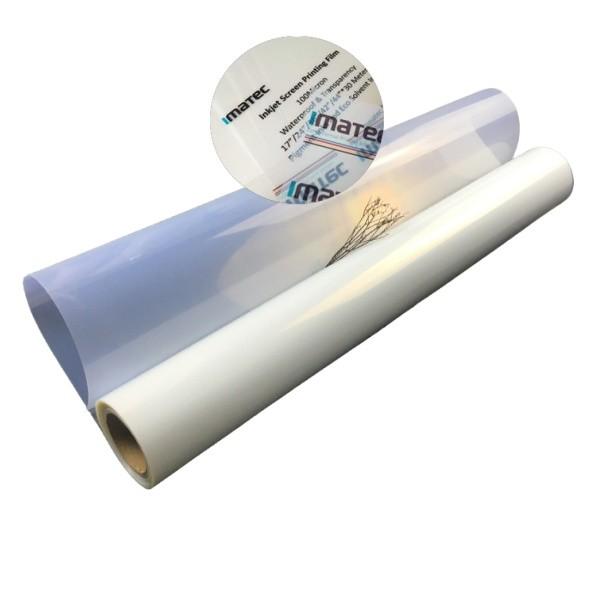 Free Sample Waterproof Milky Transparent Inkjet Film For Positive Screen