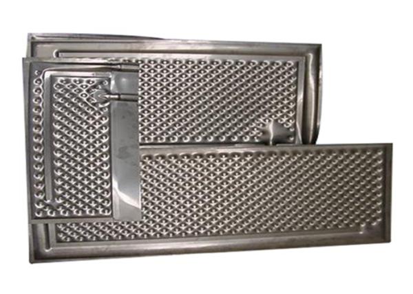 Jacketed Heat Exchanger Dimple Pillow Plate Stainless Steel For Evaporator