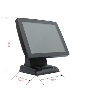 15 Inch Resistive Touch Screen POS System SSD 32G Hard Disk 1 Year Warranty
