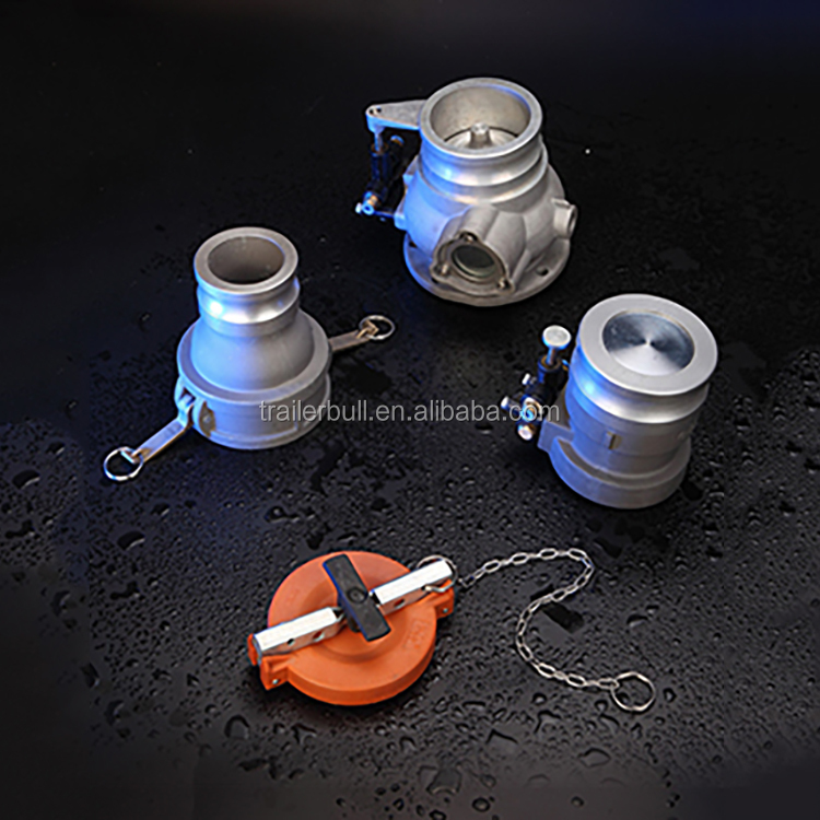 Aluminum Alloy 100mm 4 Inch Oil Tanker Truck And Trailer API Adaptor Valves For Tanker Discharge System