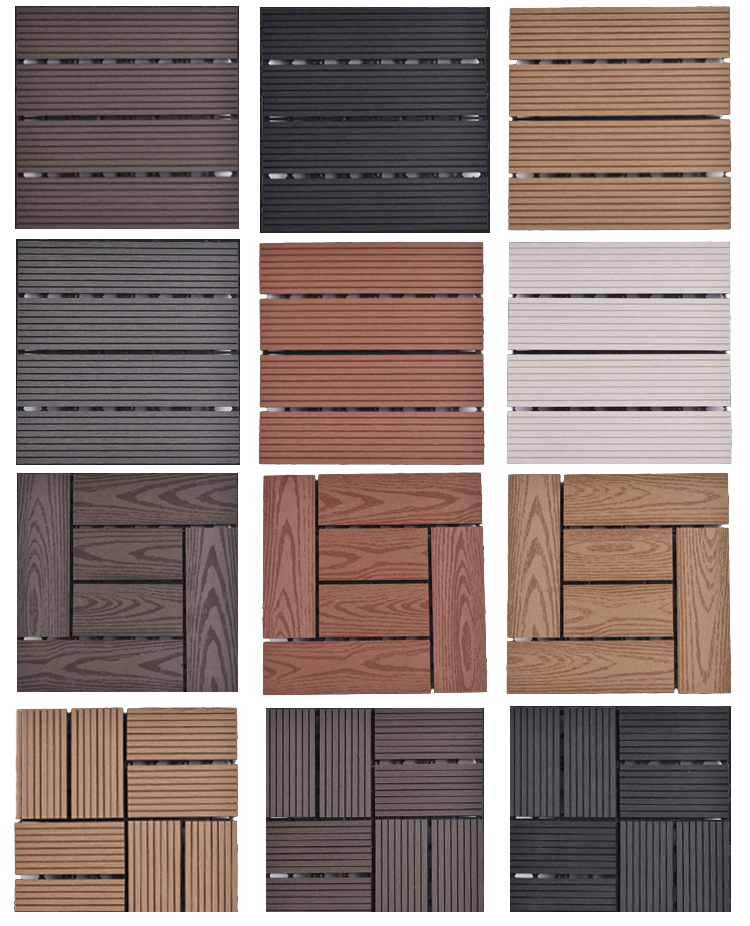 Create a Beautiful Outdoor Area with WPC Tile and Durable 300x300x22/25mm Deck Tiles