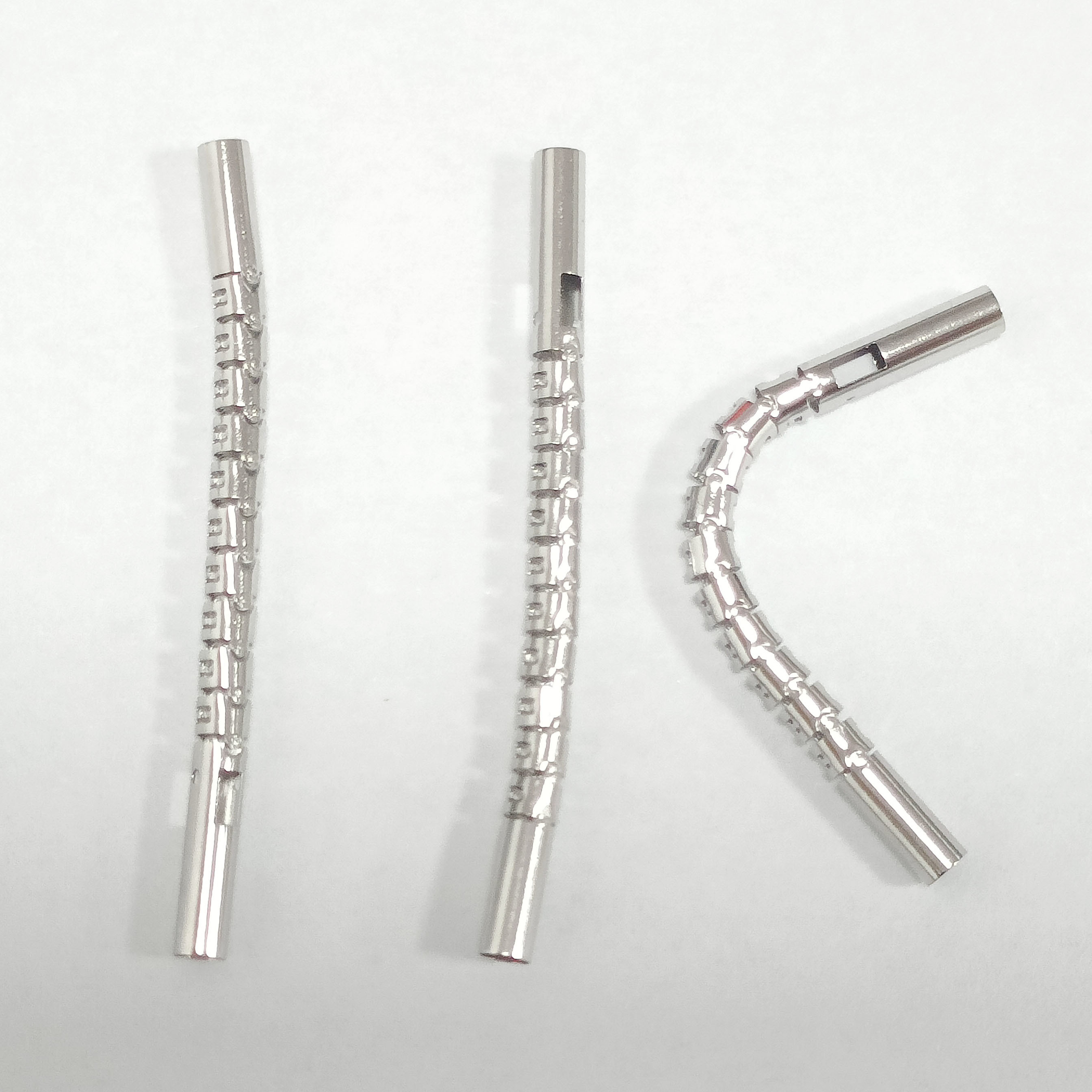 Custom Stainless Steel Flexible Snake Bones Pipe For Medical Application