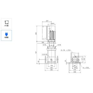 Grundfos Crie Vertical Multi-Stage Centrifugal Pump with Integrated Frequency