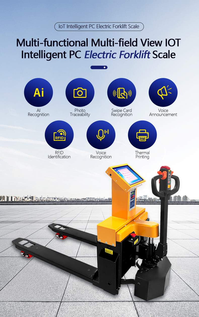 Wide Forklift Scale Advanced Technology with Accurate Weighing with 12 Inch Display
