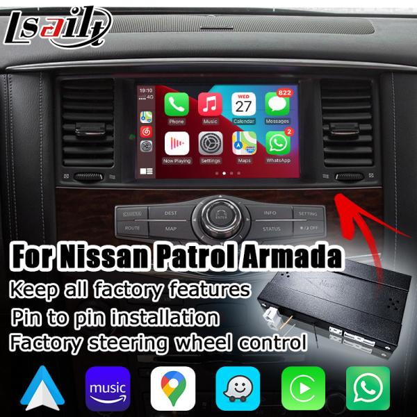 Wireless Android Auto Carplay Interface For Nissan Patrol Armada Y62 10-16 IT08