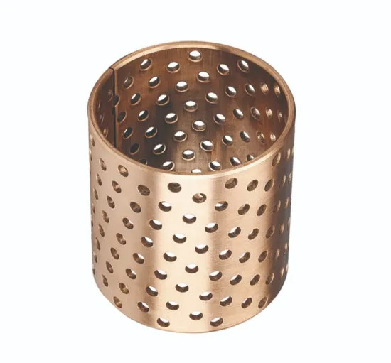 Flange Wrapped Bronze Bearings Plain Bushes WB802WF Series CuSn8P