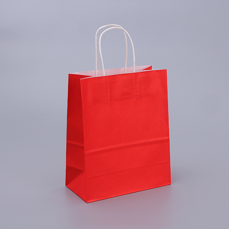 Paper Type Kraft Paper Custom Color Accepted Shopping Carrier Tote Bag at Affordable