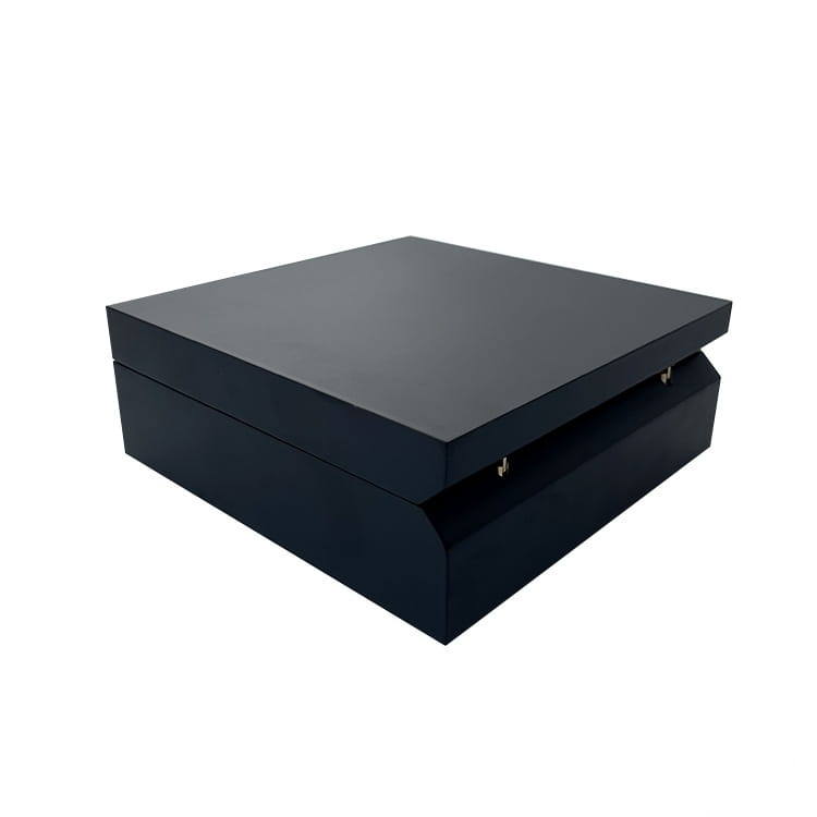 4 holes Black wooden Nespresso coffee Capsule Box