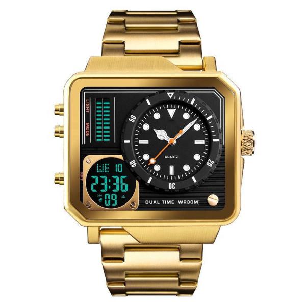 Gold Digital 1392 Quartz Watches Japan Movt Hot Mens Watches In Wristwatches Top