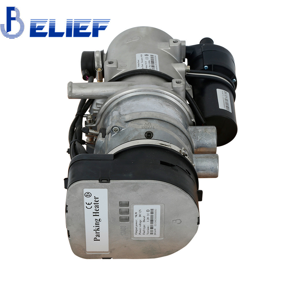 9KW Liquid Heater Diesel Fuel Car Parking Heater With Engine Coolant Circulation System