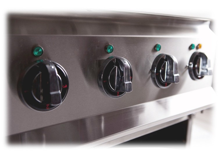 Electric 4 Hot Plate Cooker professional kitchen equipment With Cabinet 800*700*920mm