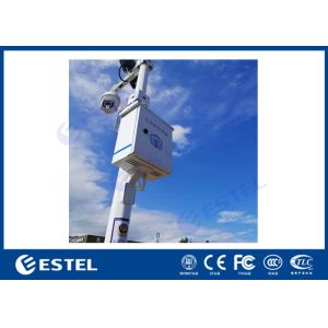 Pole Mounted Wall Installed IP55 Traffic Control Enclosure With Back Plate And