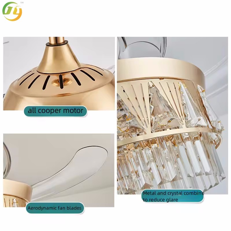 SENKAI Deluxe Crystal Ceiling Factory Surface Mounted 5 Round Led Crystal Dimmable Smart Ceiling Lights For Living Room