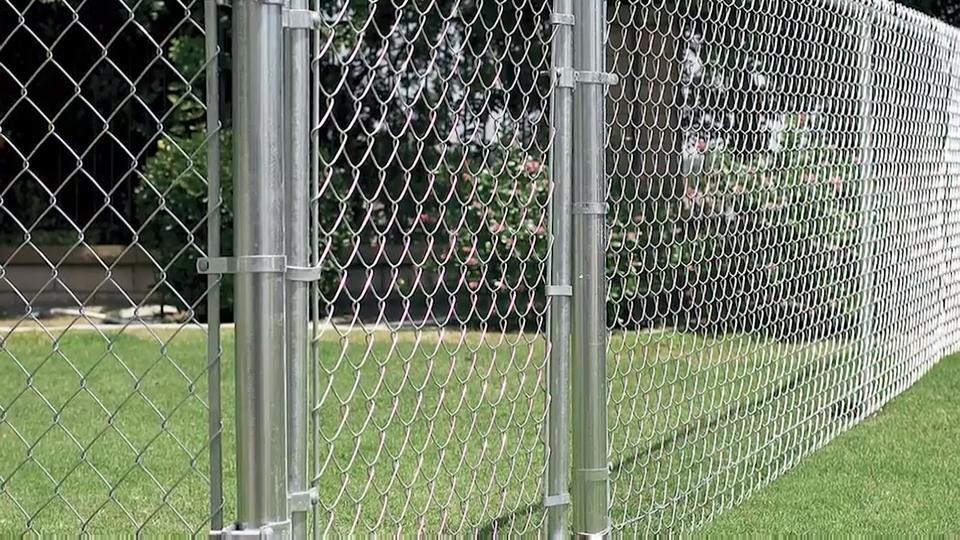 Chain Link Panels,Hot Dipped Galvanized Chain-Link Fence,1.5m*15m*50*50mm