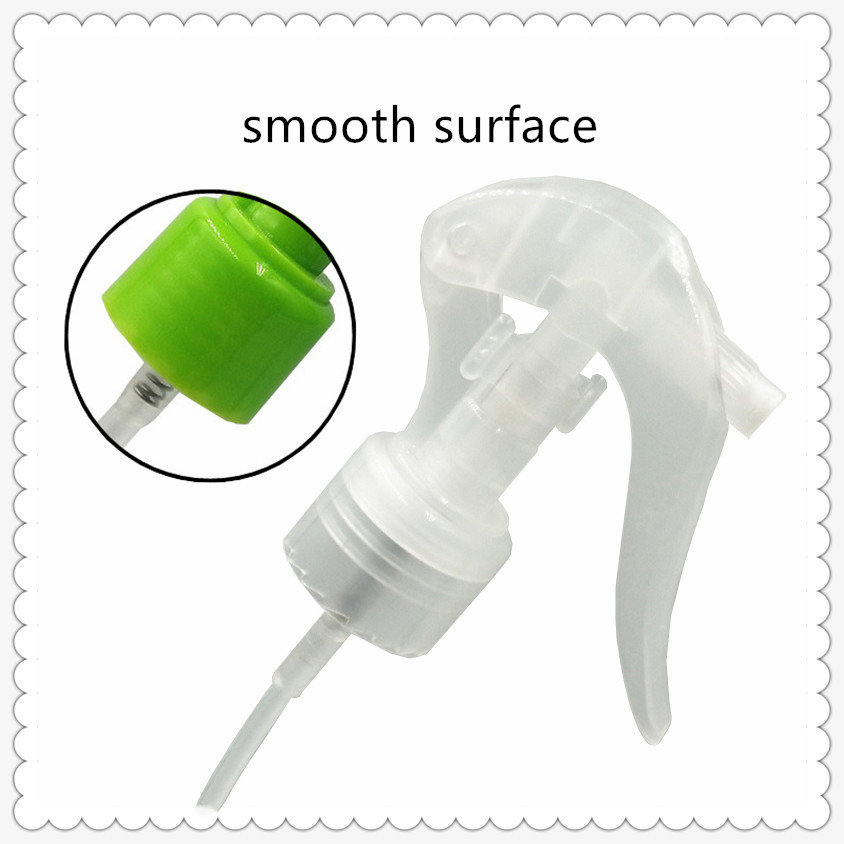 Various Colors PP Mini Trigger Sprayer Customized Tube Length