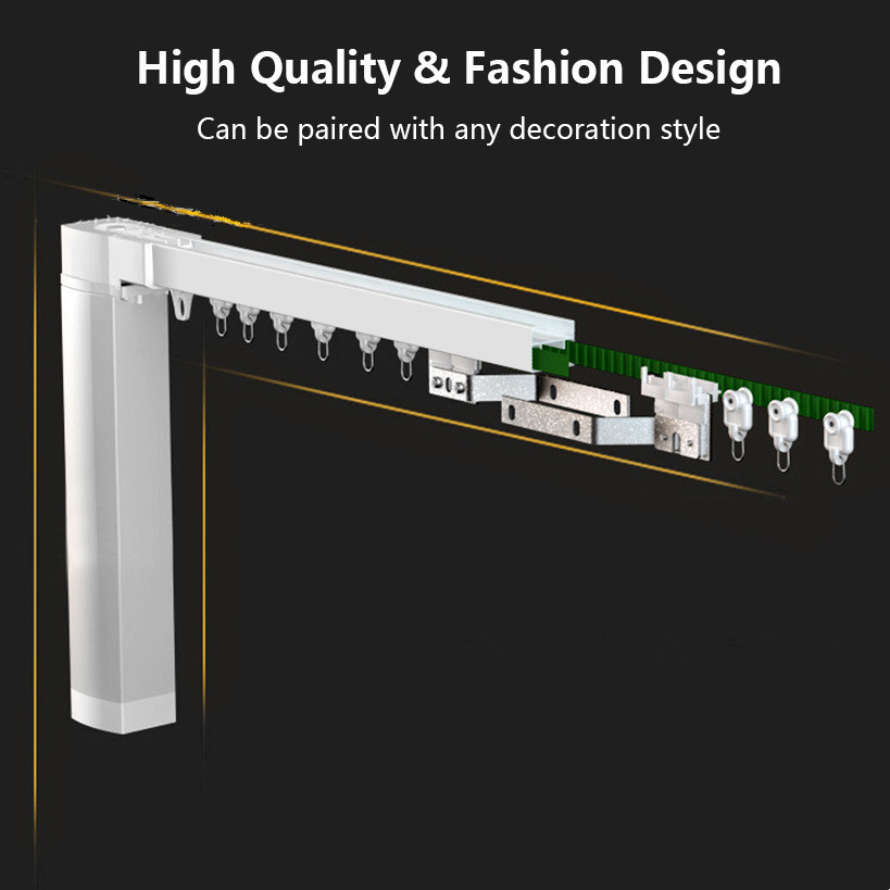 Tuya Wifi Remote Control Smart Motor Phone App Control Smart Home Motorized Curtain 110V-240V Curtain Motor