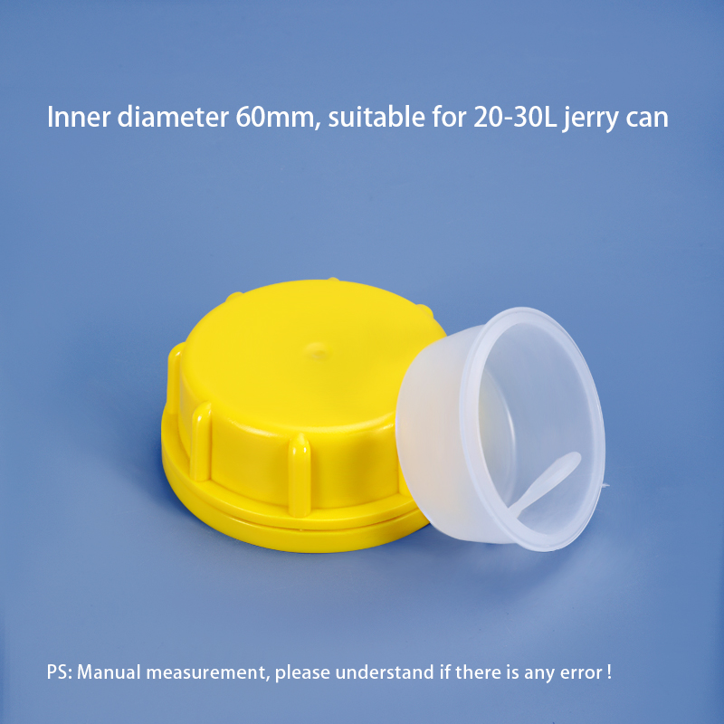 Professional IBC 60mm Plastic Lid Dust Cover With HDPE Gasket For 20-30L Jerry Can Made