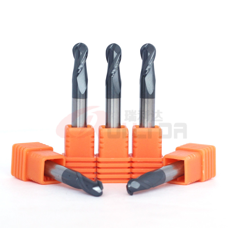 6.5 Mm 6mm .025" .020" Ball End Mill Aluminum Machining 3D Milling HRC50 2 Fl