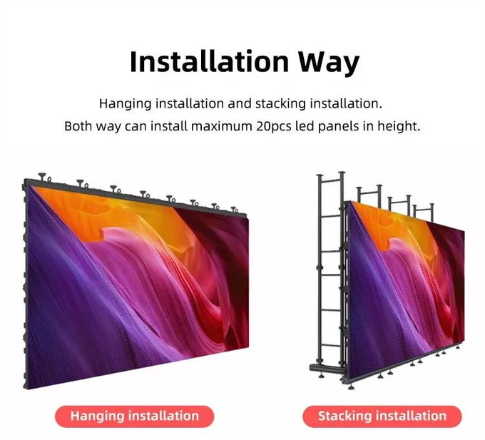 P2.6 P2.9 P3.9mm P4.8 Indoor Led Video Wall Sign Board Display SMD Full Color Rental Led Panels Screen Indoor Led