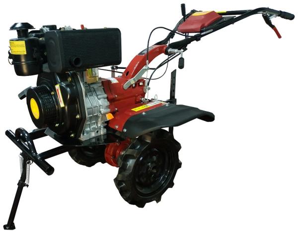 170F 4.0KW Agriculture Tiller Ploughing Machine Red Direct Gear Transmission
