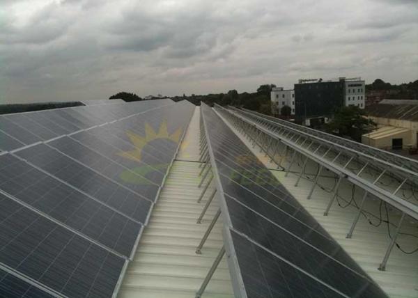 Aluminum Metal Roof Solar Mounting Systems With Great Anti - Deterioration