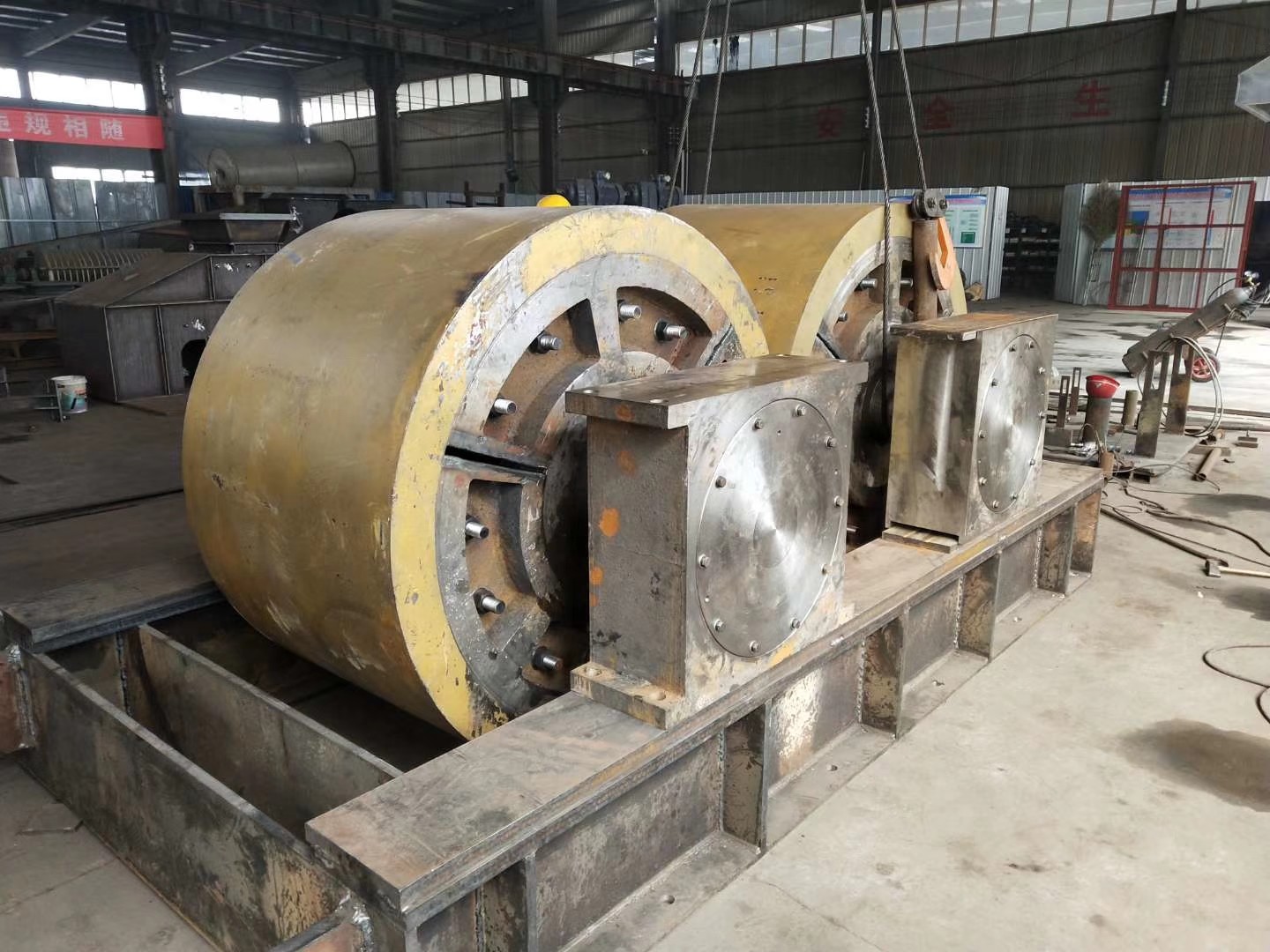 Mining Ore Double Roller Crusher Machine
