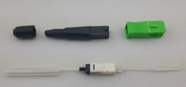 Fast Fiber Optic Connectors SC APC Field Assembly , SC/APC Fusion Splice