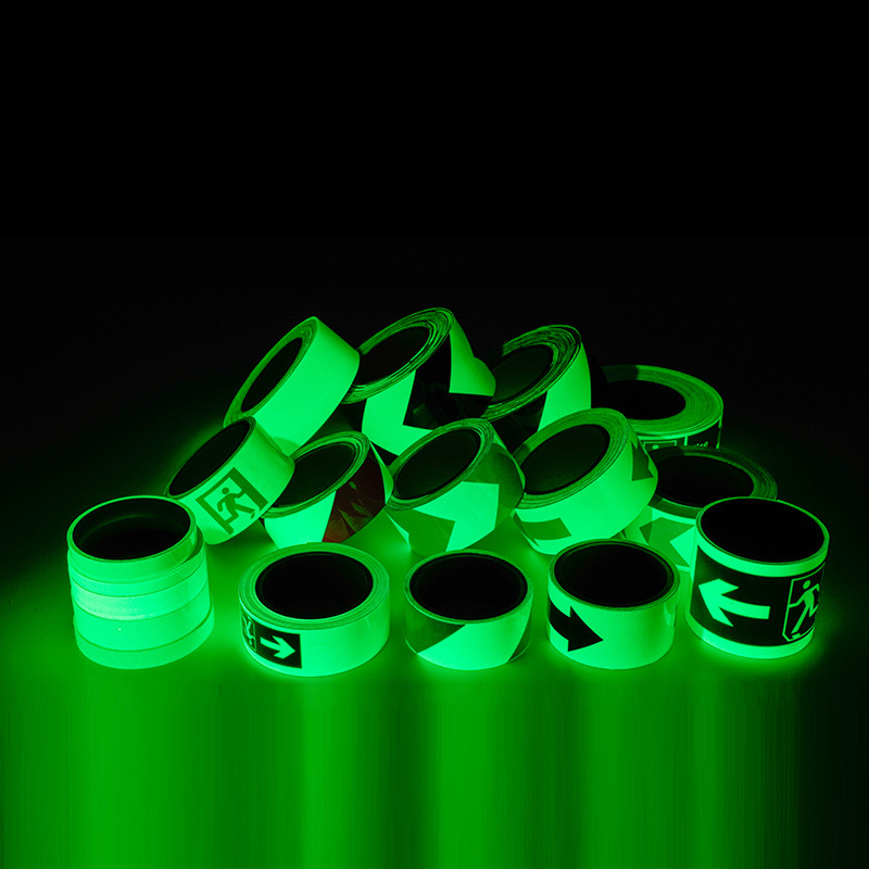 Luminous Tape Glow in The Dark Self-Adhesive Sticker Decoration Wall Stairs Safety Warning Fluorescent Tape