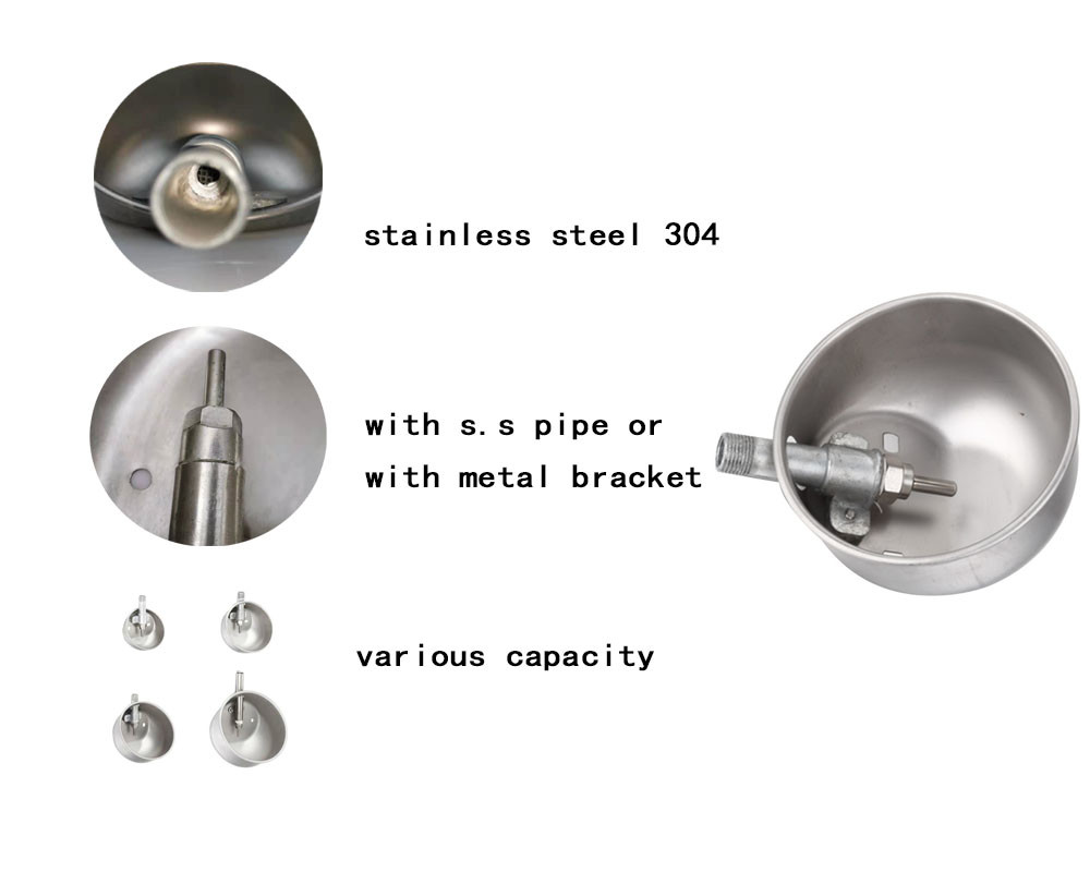 SUS 304 Automatic Water Drinker Waterer For Finishing Pig